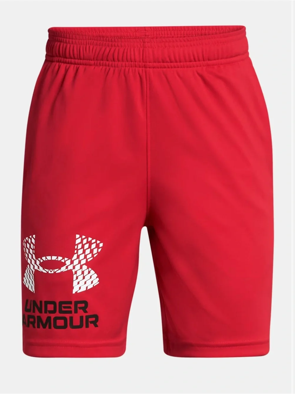 Under Armour Red Boys' Performance Shorts with Logo